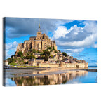 Mont Saint-michel Reflection Wall Art