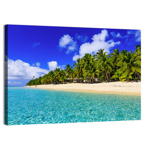 Dravuni Island Beach In Fiji Wall Art