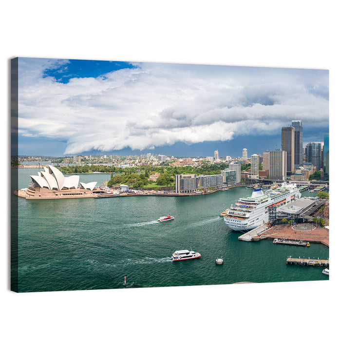 Sydney Harbour Vista Wall Art as a canvas print