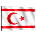 Northern Cyprus Flag Wall Art