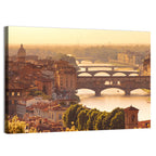 Ponte Vecchio at Golden Hour Wall Art