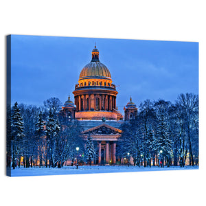 St Isaac Cathedral In Saint Petersburg Wall Art