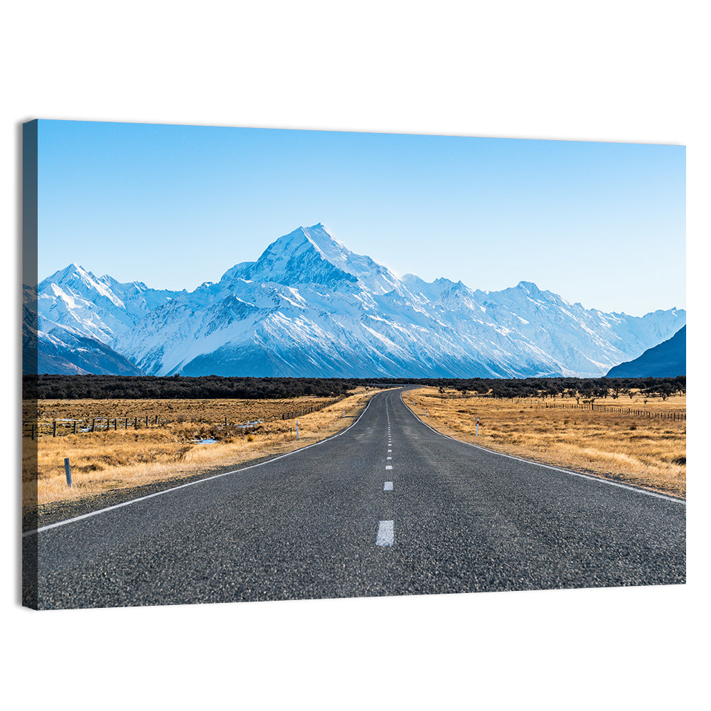 Road To Mount Cook Wall Art