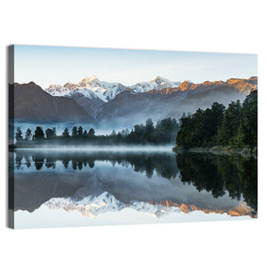 Early Morning Lake Reflection Wall Art