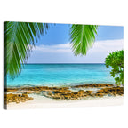 Tropical Island in Maldives Wall Art