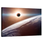 Eclipsed Earth from Space Wall Art