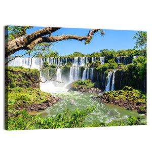 Iguazu Falls View From Argentina Wall Art