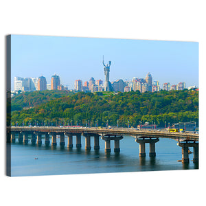 Paton Bridge Over River Dnieper Wall Art