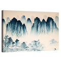 Misty Chinese Ink Wash Landscape Wall Art