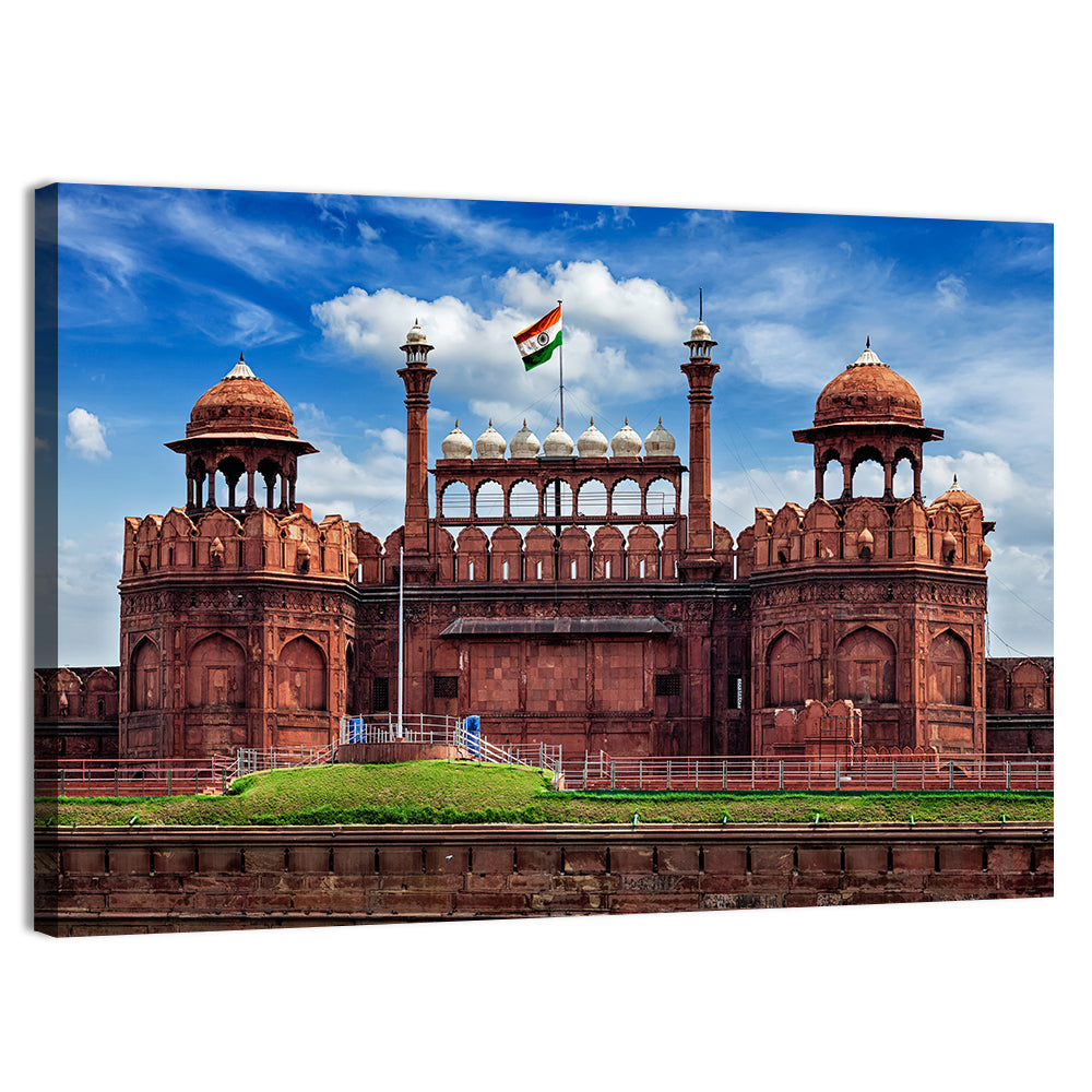 Red Fort In New Delhi Wall Art