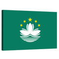 Macau Flag Emblem Wall Art