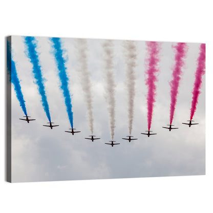 Colorful Airshow At London Wall Art