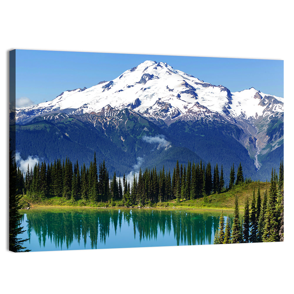 Mount Rainier Lake Reflection Wall Art