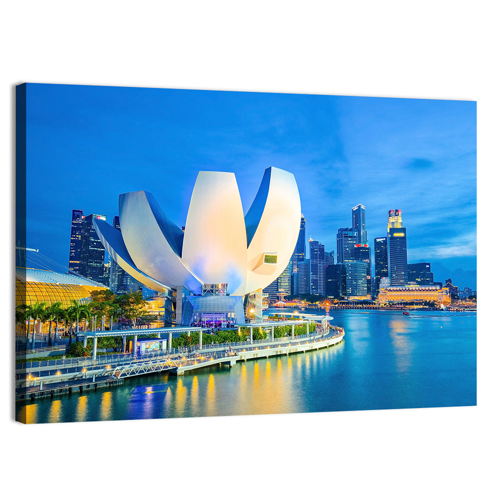 Marina Bay with Artscience Museum Wall Art