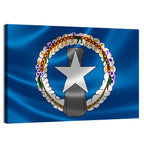Northern Mariana Islands Flag Wall Art