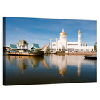Sultan Omar Ali Saifuddien Mosque Reflection Wall Art