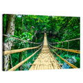 Bamboo Pedestrian Bridge Wall Art