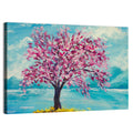 Sakura Island with Pink Blossoms Wall Art