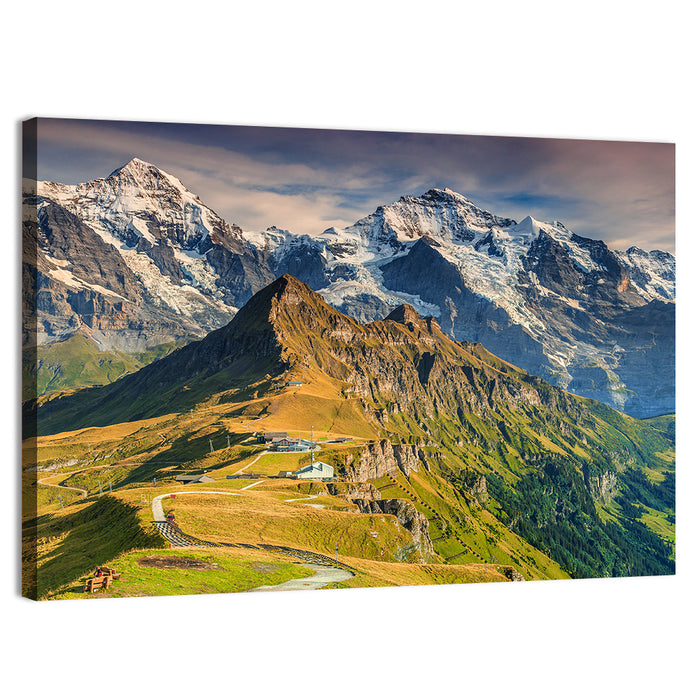 Eiger View from Grindelwald Wall Art as a canvas print