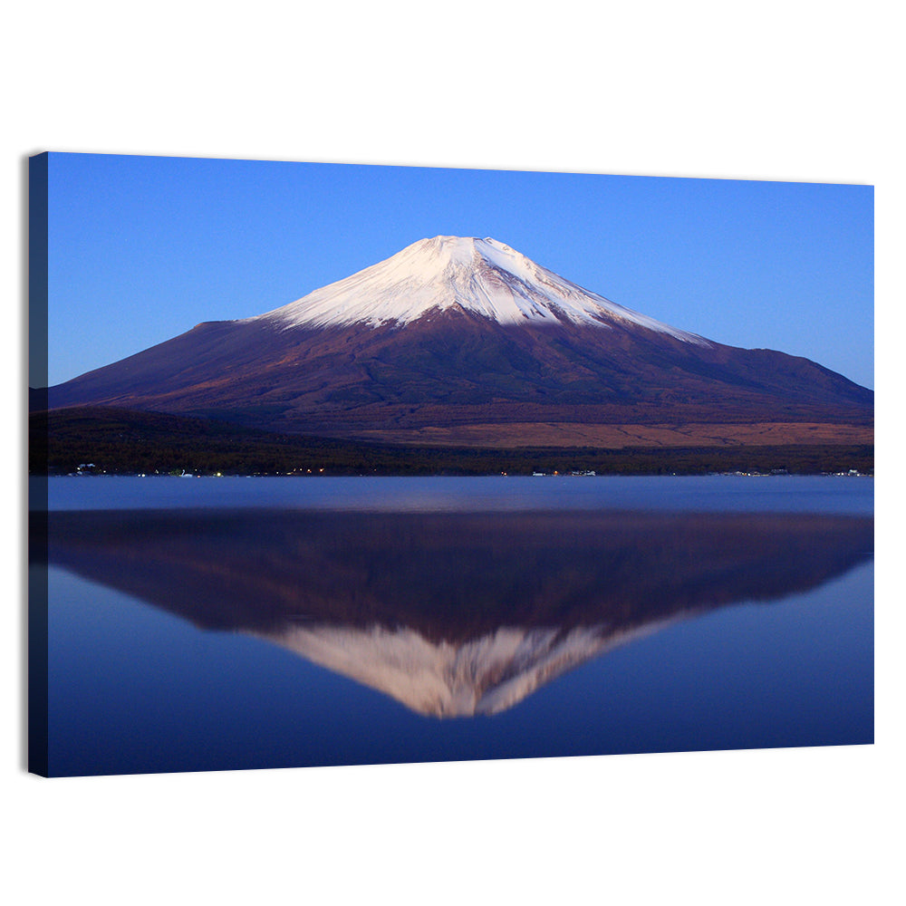Mount Fuji at Dawn, Fujinomiya Wall Art, canvas print, landscape