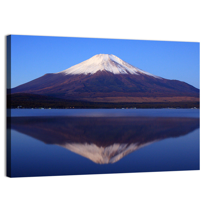 Mount Fuji at Dawn, Fujinomiya Wall Art as a canvas print