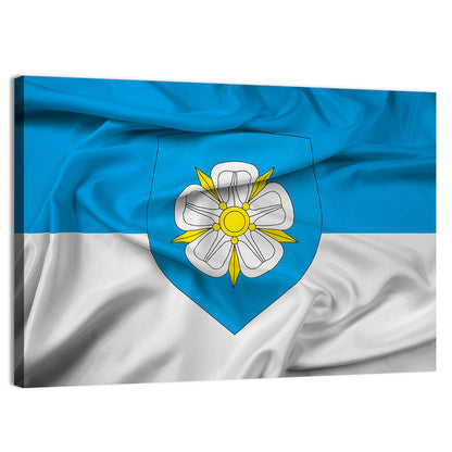 Flag Of Viljandi Wall Art