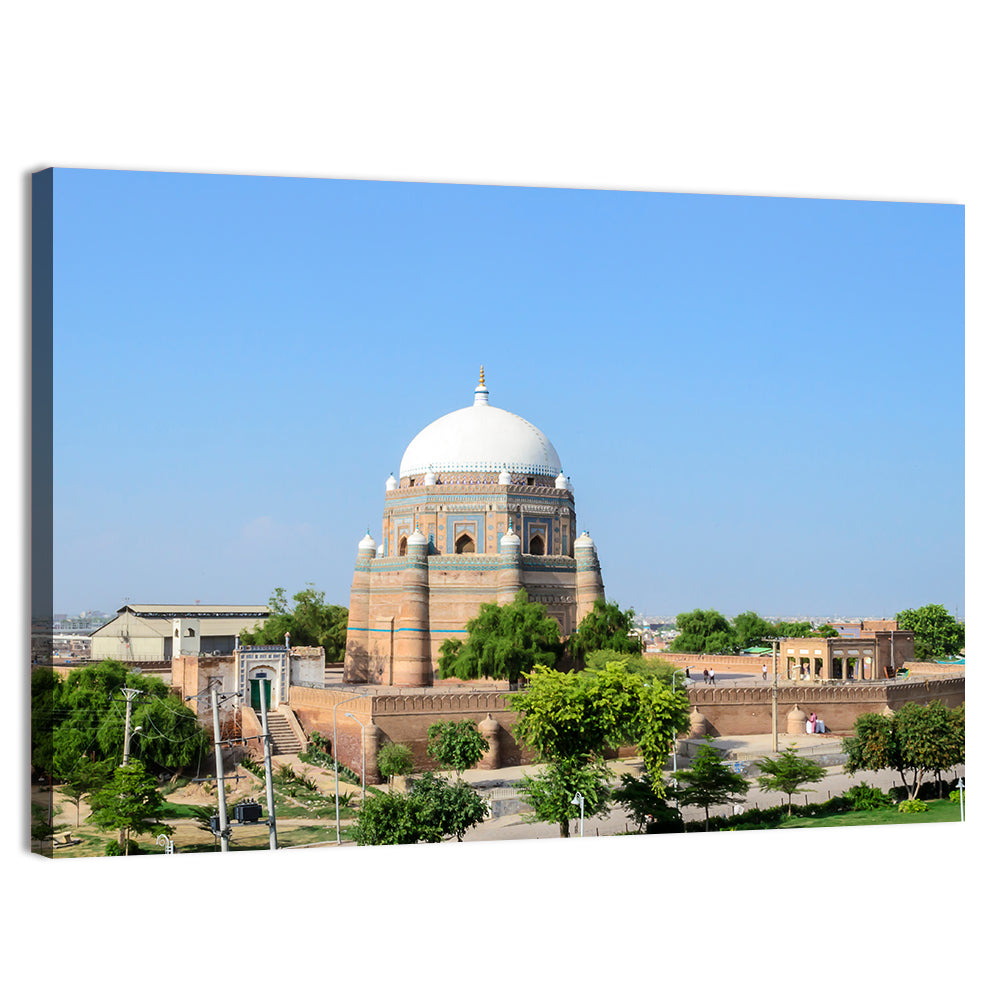 Shah Rukn-e-alam Tomb, Multan Wall Art