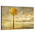 Solitary Tree at Golden Hour Wall Art