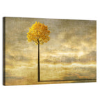 Solitary Tree at Golden Hour Wall Art
