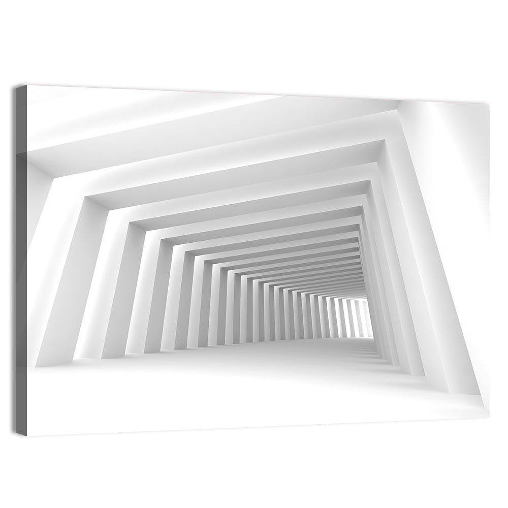 Luminous Corridor Wall Art, canvas print, landscape
