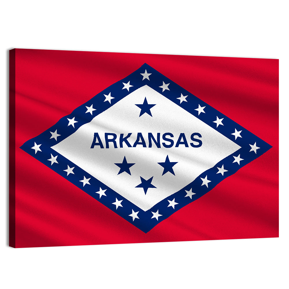 Arkansas State Flag Wall Art