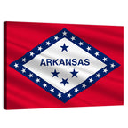 Arkansas State Flag Wall Art