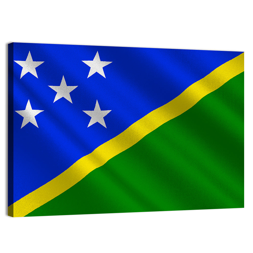 Solomon Islands Flag Wall Art