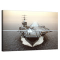 Drone Over Aircraft Carrier Wall Art
