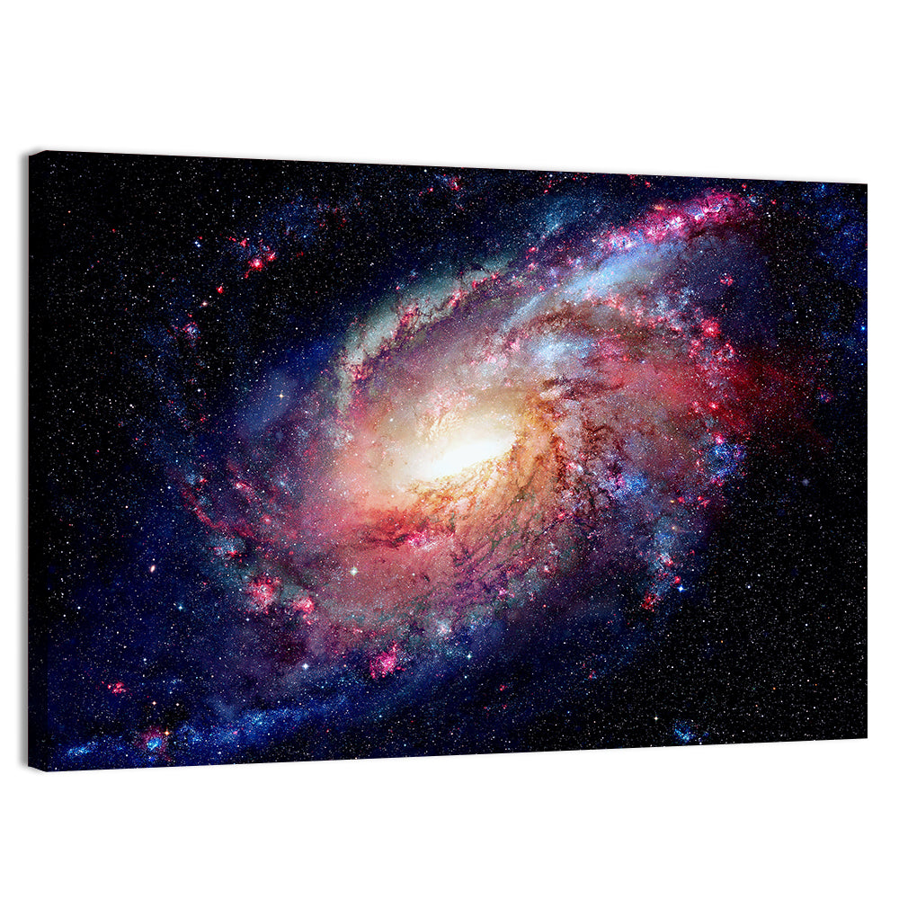 Spiral Galaxy and Nebula Wall Art