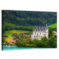 Mansion on Lake Brienz Wall Art