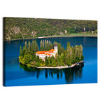 Visovac Monastery on Lake Krka Wall Art