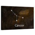 Cancer Zodiac Constellation Wall Art