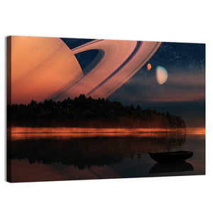 3D Alien Planet Wall Art