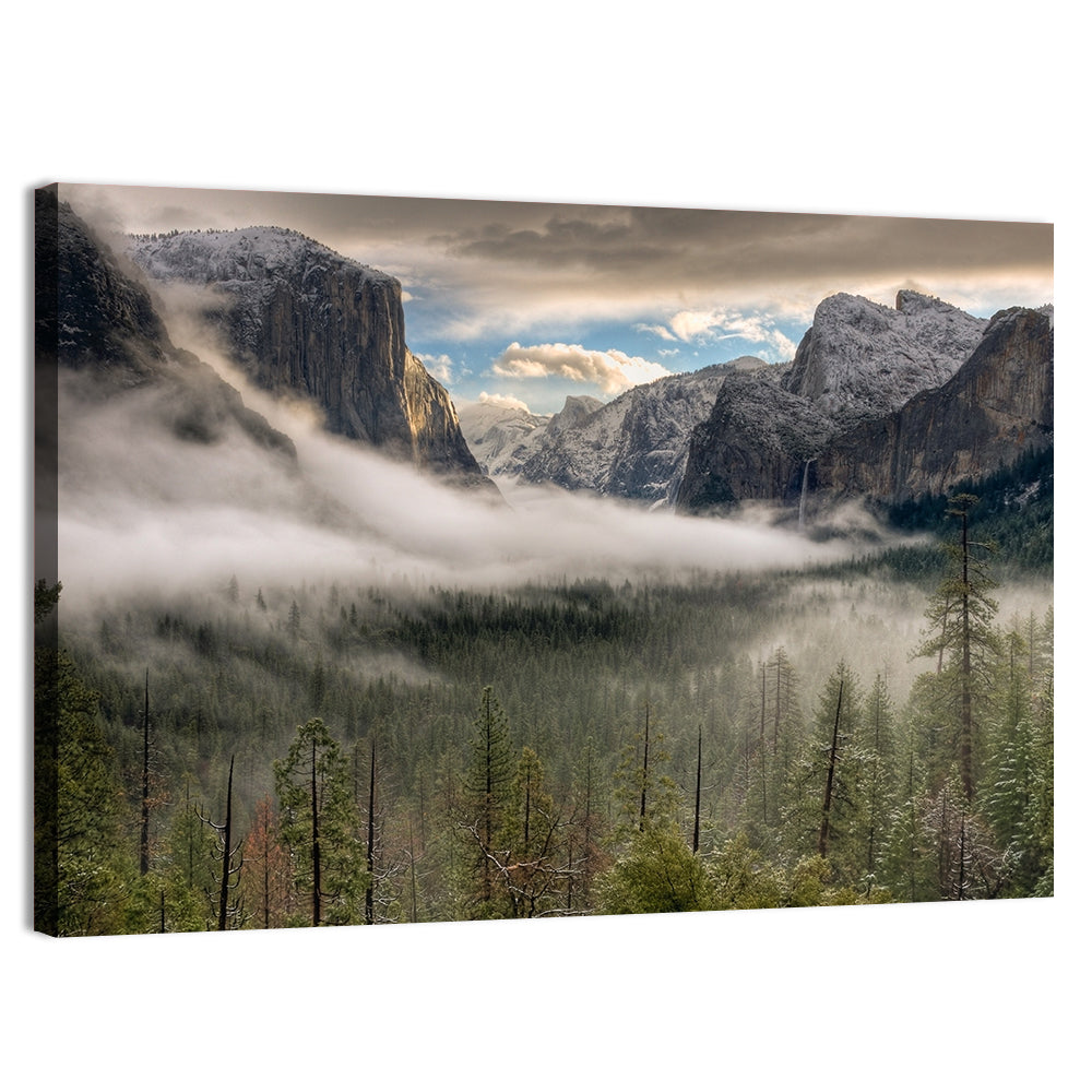 Misty Yosemite Valley Wall Art