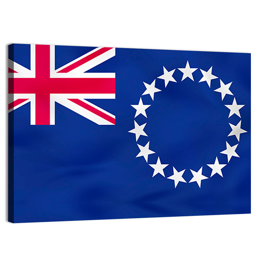 Cook Islands Flag Wall Art