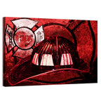 Vintage Fire Helmet with Maltese Cross Wall Art