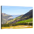 Jungfrau Snow-capped Mountain Landscape Wall Art