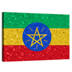 Ethiopian Flag Emblem Wall Art