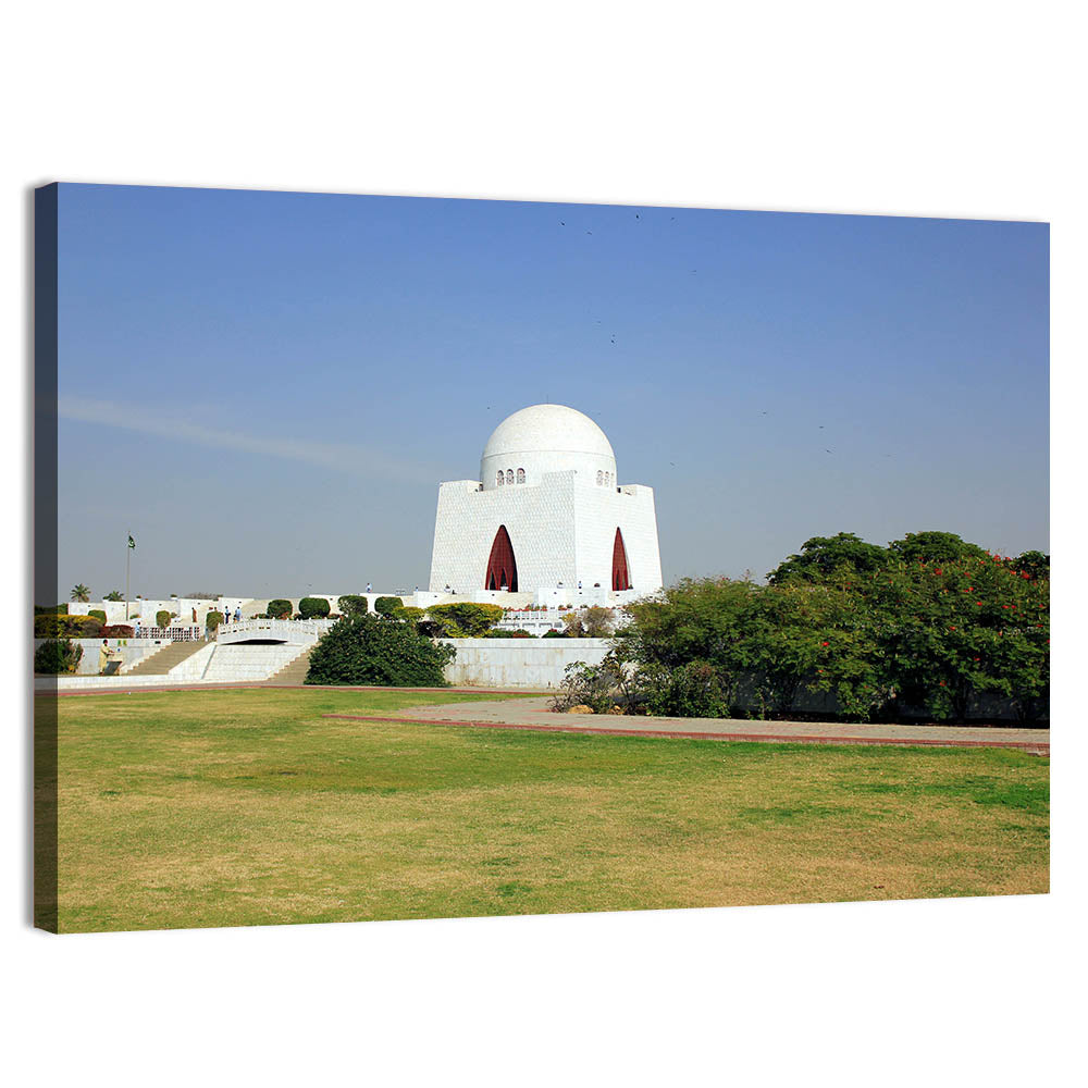 Mazar-e-quaid Mausoleum Wall Art, canvas print, landscape