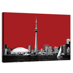 Toronto Cn Tower Silhouette Wall Art