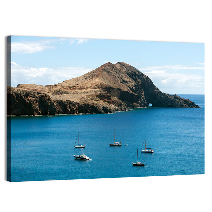 Ponta De Sao Lourenco Cliffs, Portugal Wall Art as a canvas print