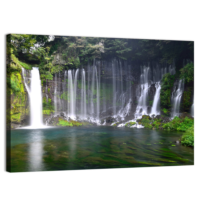 Shiraito Falls Wall Art as a canvas print