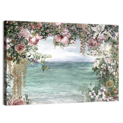 Flowers Watercolor Abstract Wall Art