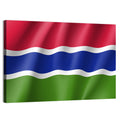 Gambia National Flag Wall Art